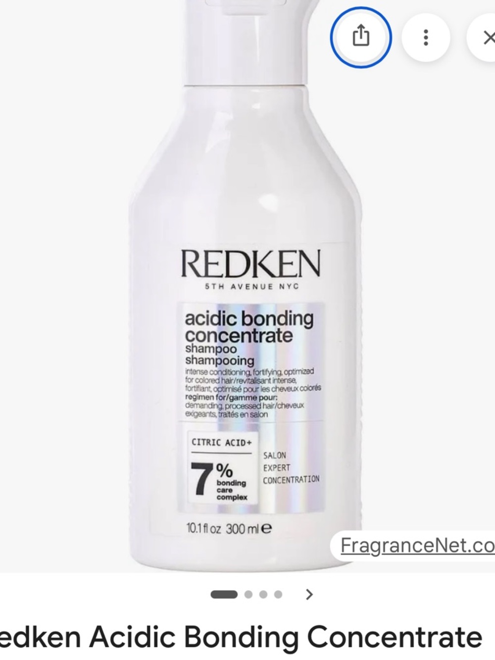 Redken White Acidic Bonding Concentrate Body Wash